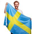 Miniatyrbild 2 av 3: Buttericks Flagga, Sverige 150x90 cm