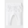 Miniatyrbillede 1 af 3: Name it Baby Leggings med blonder, hvid, størrelse 62 Multicolor