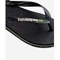Miniatyrbillede 5 af 5: Hawaiian flip Flops Brasilien Logo Sort 45/46