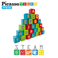 Miniatyrbillede 7 af 10: Picasso-Fliser børsteblokke 103 stykker, tog Multicolor
