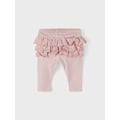 Miniatyrbillede 1 af 3: Name it Baby Leggings med blonder, lilla, størrelse 56