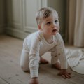 Pikkukuva 1 / 2: Bambu Body pitkällä käsivarrella Pitkä korva Beige 74/80 - Geggamoja Multicolor