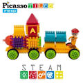 Miniatyrbillede 6 af 10: Picasso-Fliser børsteblokke 103 stykker, tog Multicolor