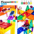 Miniatyrbillede 4 af 7: Picasso-Tiles 150-bit bilbane Multicolor