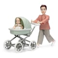 Pikkukuva 1 / 4: Lundby-nukke, vauva ja vaunut - Mikki