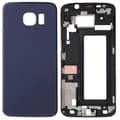 For Galaxy S6 Edge / G925 komplett deksel Blue