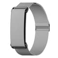 Kompatibel med Google Fitbit Air Fitness Tracker Bånd Spennedesign Elastisk Vevd Stropp Justerbart Armbånd LightGrey