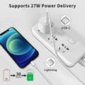 Pikkukuva 2 / 5: USB C Lightning -kaapeli 2M 2 kpl, 6,6 jalkaa USB C - Lightning -pikalatauskaapeli Type C Lightn[ls]