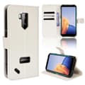 För Ulefone Armor X9 Diamanttextur Läder Telefonfodral White