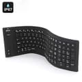JA-11 108-tangenters vikbart Bluetooth-tangentbord i silikon Inte angivet