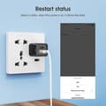 Miniatyrbilde 5 av 5: MG-SPQ100 Trådløs WiFi USB-strømadapter til USB+Type-C ladeadapter Tuya Smart App fjernkontrollbryter White