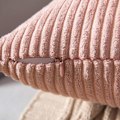 Miniatyrbillede 2 af 5: Pakke med 2 fløjls pudebetræk 12 x 20 tommer lændepudebetræk lyserøde pudebetræk til sofa soveværelse sofa