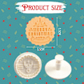 Miniatyrbillede 2 af 5: Jule Stempel Cookie Cutters til Fondant, Juleelement, Julekage Dekoration, Kagestempler til Jul.