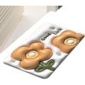 Pikkukuva 2 / 5: Superabsorbentti lattiamatto, imukykyinen liukumaton kylpymatto, muistivaahtokylpymatto, pehmeä nopeasti kuivuva kylpymatto, 3D-kukkamainen piimaamatto