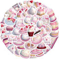 Miniatyrbillede 1 af 5: 49 stk. Kawaii klistermærker, vandtætte vinyl lyserøde kanin klistermærker til bærbar computer vandflaske Hydro Flask Scrapbooking Journaling, æstetiske søde klistermærker