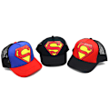 Miniatyrbilde 3 av 5: Barn Gutter Jenter Batman Mesh Snapback Baseball Caps Sommer Utendørs Pustende Justerbar Sports Solhatt Model A red 48-52cm