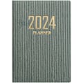 Miniatyrbillede 1 af 5: 2 stk., 2024 Planlægger 2024 Kalender 12 Måneders Planlægger 2024-2025 Daglig Ugentlig og Månedlig Agenda Notebook A7 PU Læder Cover（MØRKEGRØN）
