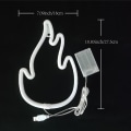 Pikkukuva 3 / 5: Neon-kyltti, USB- tai 3-AA-paristokäyttöinen neonvalo, LED-valot pöytäkoristeluun, tyttöjen makuuhuoneen seinäkoriste, lasten syntymäpäivälahja (sininen)