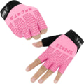 Miniatyrbild 2 av 5: Barn Fingerless Sport Cykelhandskar, Halkskydd Barn Halvfinger Fiskehandskar för Barn Cykling Klättring Cykling Utomhussporter, Rosa, S