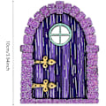 Pikkukuva 4 / 4: Keijupuutarhan ovi - Keijuoven koriste - Miniatyyrihaltian ovi - Keijutalokoriste, Ulkopuutarhan koriste, Pihan veistos Keijupuutarhaan, Pihalle, Nurmikolle