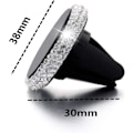 Pikkukuva 4 / 5: Magneettinen auton puhelinteline Timanttia imevä matkapuhelinteline Matkapuhelimen pidike Magneettinen imu 360° pyörivä teline (Väri: Pinkki)