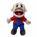 Jeffy Puppet Soft Plush Toy Hand Puppet Prank Doll With Working Mouth B