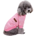 Miniatyrbilde 1 av 5: Pet Hundeklær Hundegenser Myk Fortykning Varm Valp Hunder Skjorte Vinter Valpegenser for Hunder (Rosa, L)