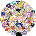 Pikkukuva 1 / 5: Sailor Moon -tarrat 100 kpl, sarjakuvaesteettiset vinyylitarrat ja -tarrat, söpöt ja viileät kannettavan tietokoneen vesipullotarrat, tarrat Hydro Flaskille, autolle, rullalaudalle