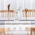 Miniatyrbilde 3 av 5: Rektangulær bomullslinduk Grå duk Lin 140x220 cm Elegant duk Rektangel for hjem spisestue kjøkkenborddekorasjon