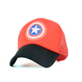Miniatyrbilde 2 av 5: Barn Gutter Jenter Batman Mesh Snapback Baseball Caps Sommer Utendørs Pustende Justerbar Sports Solhatt Model D red 48-52cm
