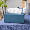 Miniatyrbild 2 av 5: Rektangulär PU-läder servettlådehållare, vändbar för Kleenex, servetter, torktumlare arkdispenser för bil, badrum, kontor, heminredning