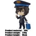 Miniatyrbild 2 av 4: Nakahara Chuuya & Dazai Osamu Anime Actionfigur Q Version Clayman Byt Ansikte Rörliga Leder Karaktärsmodell 3,9 Tum, Dazai Osamu+nakahara Chuuya