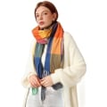 Miniatyrbilde 2 av 5: Tartan Rutete Skjerf for Kvinner Vinter, Lange Skjerf for Kvinner med Frynser, Super Mykt Skjerf for Kvinner Vinter
