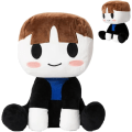 Miniatyrbilde 2 av 3: Blox Buddy plysjleker, Blox Buddy plysjleker, Blox Buddy plysj Rookie, Roblox Bacon Girl, Kul gutt hatt dukke, Jule plysjdukke gave-C