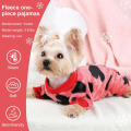 Miniatyrbild 5 av 5: Chihuahua Pyjamas för små hundar Fleece Valp Pjs Onesie Vinter Varma Små Hundkläder Hundtröja Jumpsuits Söta Husdjurskläder Outfits -L