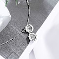Miniatyrbillede 3 af 4: Seashell Locket Charm Halskæde til Kvinder Piger, Nautisk Strand Havskalstil, Justerbar Lang Kæde Choker Vedhæng Halskæder Smykker
