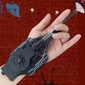 Web Shooter, Web Launcher with Gloves, Realistic Web-Shooting Function Safe and Fun Superhero Toy for Men and Kids - Black Black