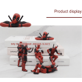 Miniatyrbilde 2 av 5: 1 stk Deadpool Funky-modell: Omfavn ånden til en rampete superhelt, håndlaget, superheltdekorasjon, sovestilling Style02