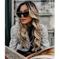 Pikkukuva 4 / 4: Vintage Square Cat Eye Aurinkolasit Naiset Trendikkäät Cateye Aurinkolasit B2473
