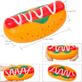 Miniatyrbilde 2 av 5: 10,5 tommer Jumbo Squishies Hot Dog Kawaii Duftende Myk Sakte Stigende Gigant Klem Mat Squishies Stressavlastning