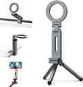 Magnetisk Tripod Selfie-stick med MagSafe-adapter - Sammenklappelig Rejsetelefonholder til iPhone 17 16 15 14 13 12 Pro Max Mini & Android