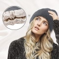 Miniatyrbilde 3 av 5: Dame Satin-foret Beanie for Kvinner Strikket Beanies Dame Vinter Beanies for Kvinner Hatter for Menn Mansjett Hodeskallelue