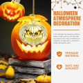 Miniatyrbilde 5 av 5: Halloween Gresskarlys LED Gresskarlampe Lykt Stearinlys Halloween Dekorativt Lys For Butikk Bar Hjem Halloween Feriefest 1 stk Utendørs Bordlamper