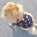Miniatyrbillede 3 af 5: Varmt hundetrøje, blødt fleece hvalpeklæder hundetrøje vintertøj sweatshirt til små kæledyr hund kat chihuahua teddy hvalp Yorkshire (S, stjerner)