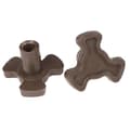 2pcs 17mm Microwave Oven Rotating Roller Guide Support Coupler Tray Shaft