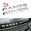 Krom Range Rover Grill-emblem för motorhuv och baklucka (2-pack)