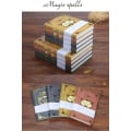 Miniatyrbillede 4 af 5: Retro Tykkere Enkle Magiske Stave Pure Notebook Journal Traveler Notepad (Gul, A5)