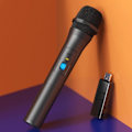 Miniatyrbillede 8 af 8: Trådløs mikrofon, bærbar trådløs håndholdt mikrofonhøjttaler med USB-modtager | Dynamisk mikrofon til karaoke, kirke, vokal, bryllup og DJ