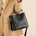 Miniatyrbillede 4 af 5: Læder Punge Crossbody Tasker til Kvinder Små Tote Håndtasker til Kvinder Skuldertasker Udsalg