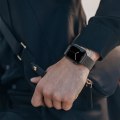 Miniatyrbilde 5 av 5: Kvinner og menn, rustfritt stål mesh loop magnetisk spenne erstatning for iWatch-bånd (45mm/44mm/42mm/49mm, regnbue).